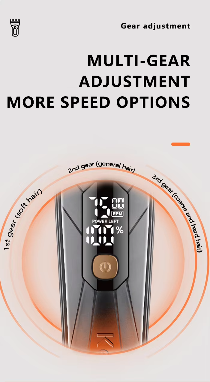 Kemei KM-1741 Rechargeable Zero Gup Beard & Hair Clipper Trimmer for Men_img_9