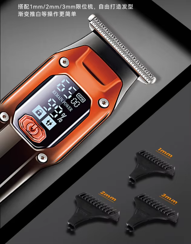 Kemei KM-658 Professional Cordless Electric Beard and Hair Trimmer for Men_img_6