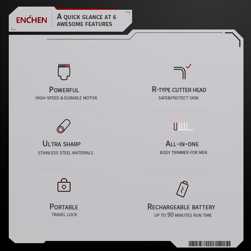 ENCHEN Beardo 2 Multi-Functional Trimmer for Men | Type-C, 1200mAh, Fast Charging_img_22