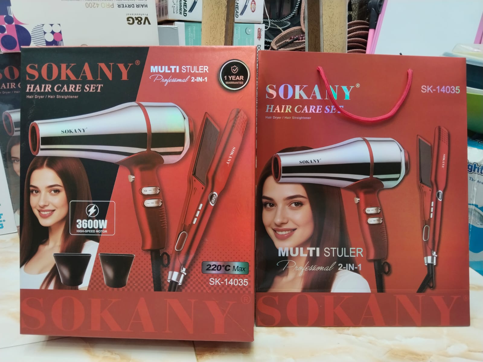 Sokany SK-14035 Professional 2-in-1 Hair Care Set (Hair Dryer & Straightener) for Women_img_8