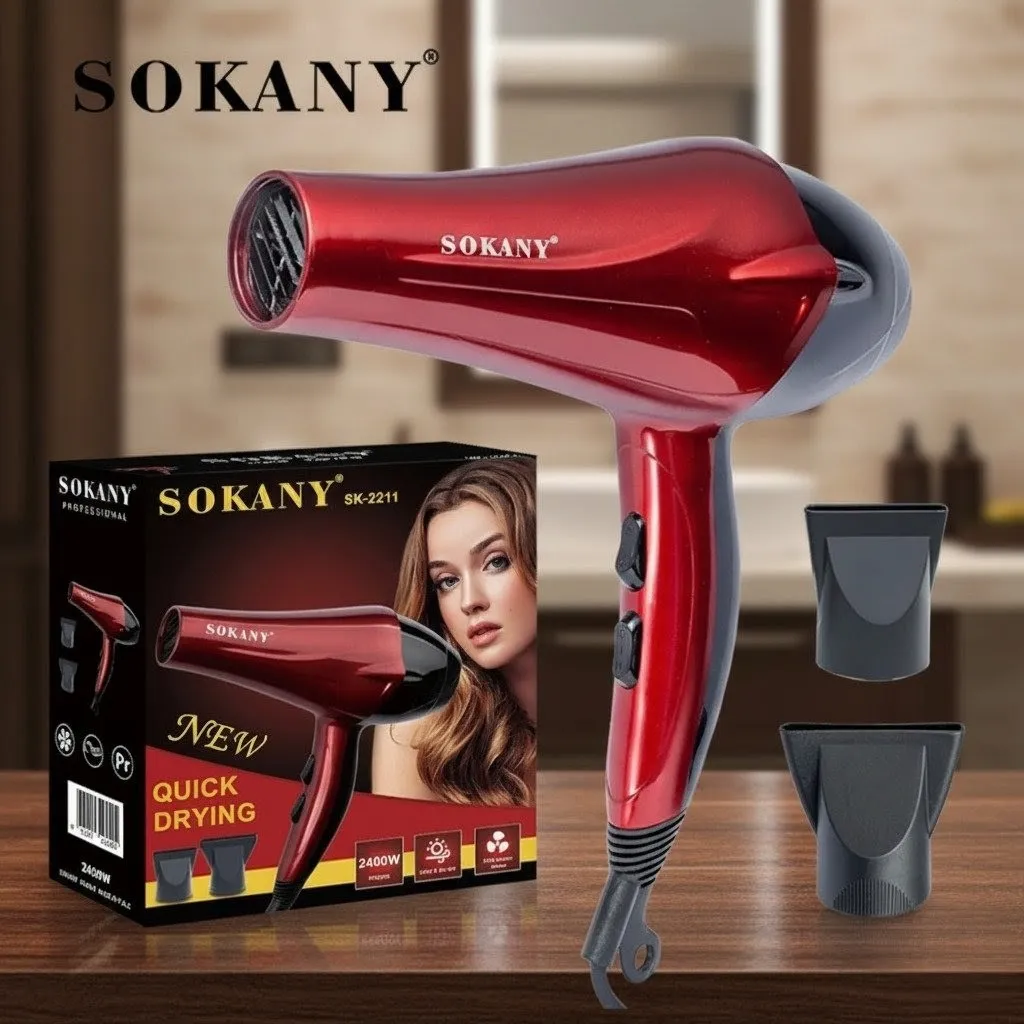 Sokany SK-2211 Professional 2400W Dual Speed Hot & Cold Air Hair Dryer_img_6