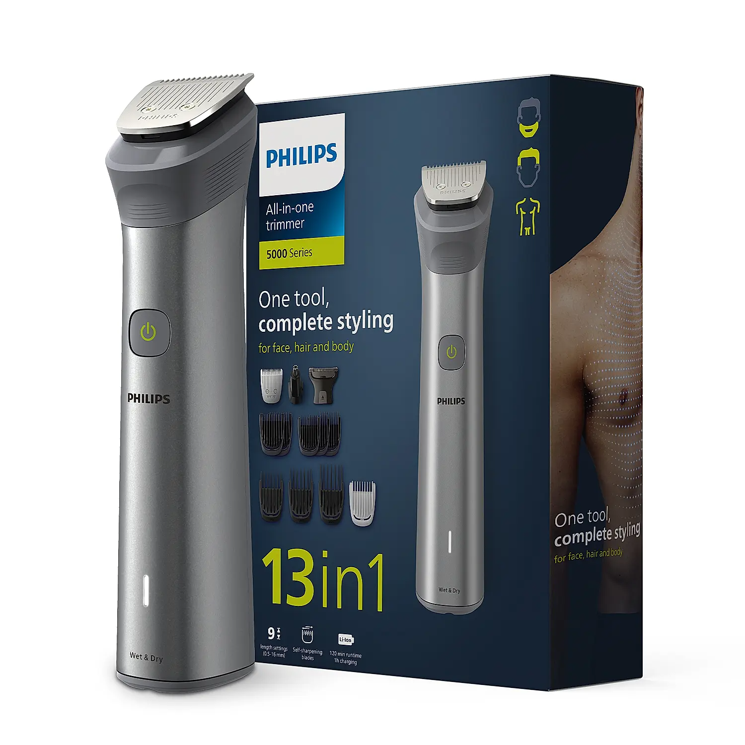 Philips MG5930/15 Grooming 13 in 1 All-in-One Series 5000 Trimmer for Men_img_3
