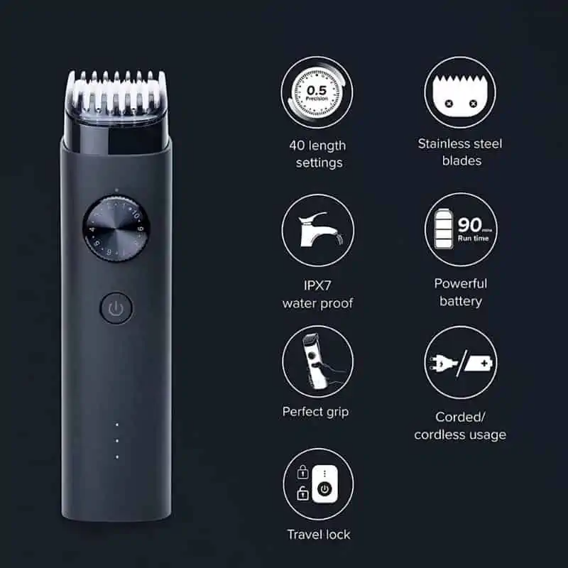 Xiaomi Mi Beard Trimmer IPX7 Waterproof Body for Men_img_8