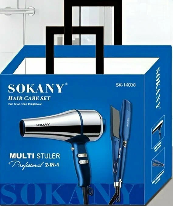 Sokany SK-14036 Professional 2-in-1 Hair Care Set (Hair Dryer & Straightener) for Women_img_8