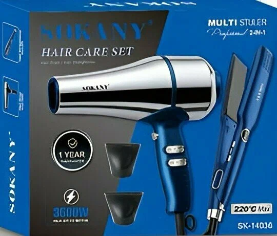Sokany SK-14036 Professional 2-in-1 Hair Care Set (Hair Dryer & Straightener) for Women_img_7