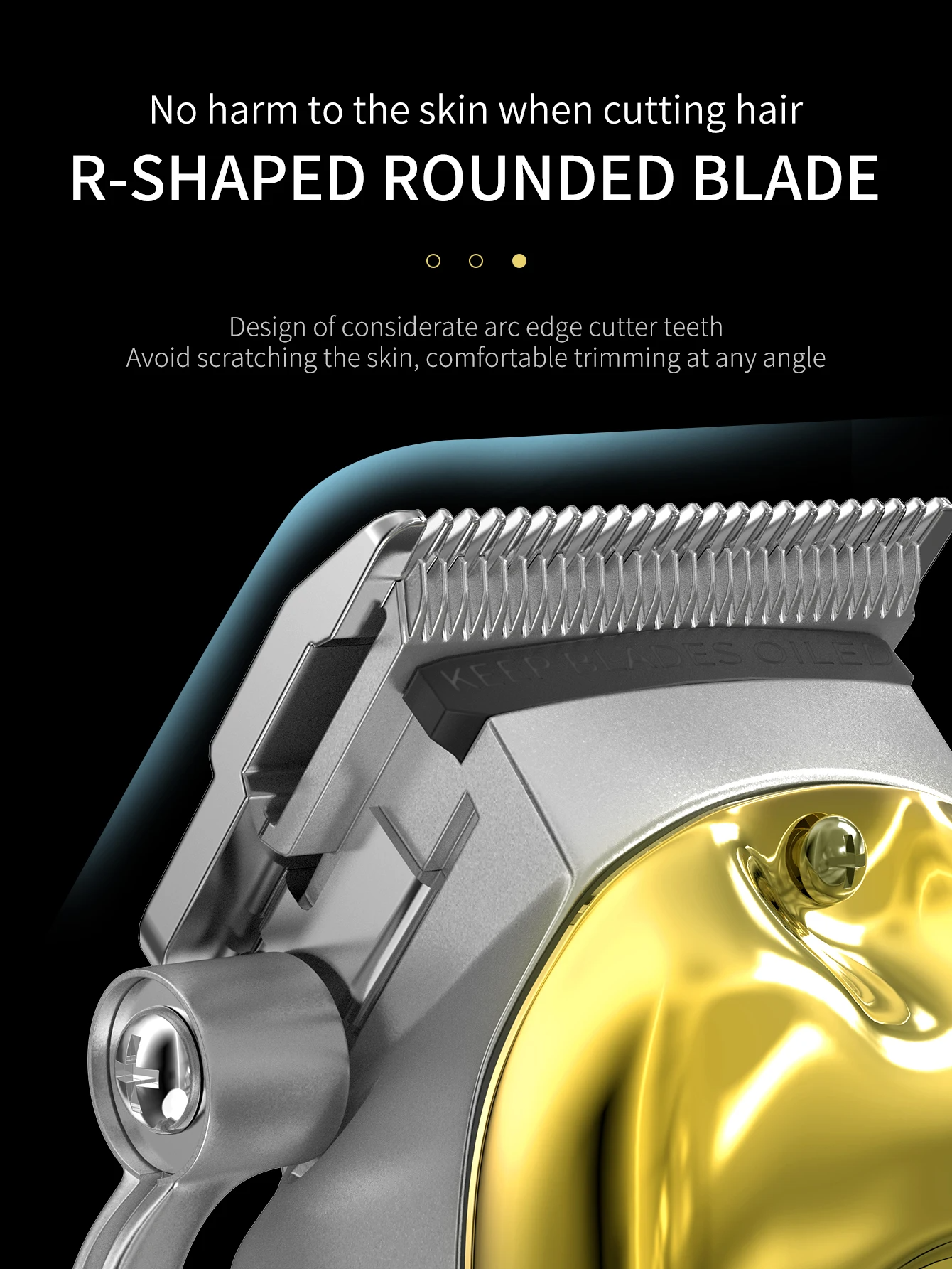 Kemei KM-2628 Professional Hair Clipper and Beard Trimmer for Men | LCD Display, Salon Cordless, Rechargeable_img_12