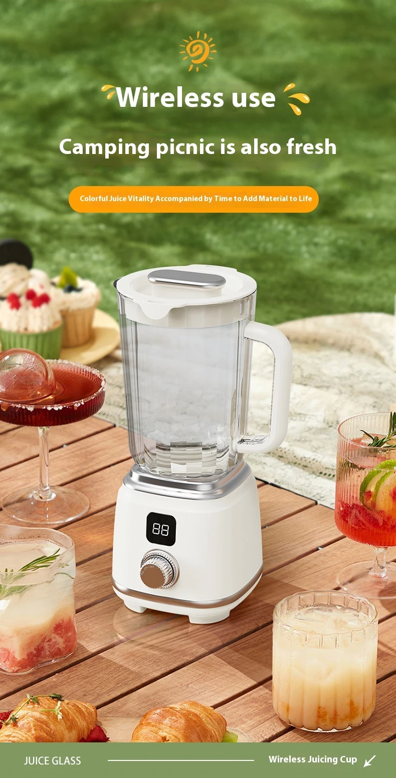 Citrus Portable Juicer Blender | USB Charging, Rechargeable with an LED Display, 600ml Fruit Juicer_img_15