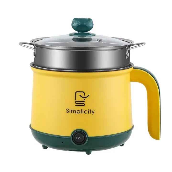 Simplicity Portable 2.2L & 1.8L Electric Multicooker Stainless Steel Electric Cooker Pot