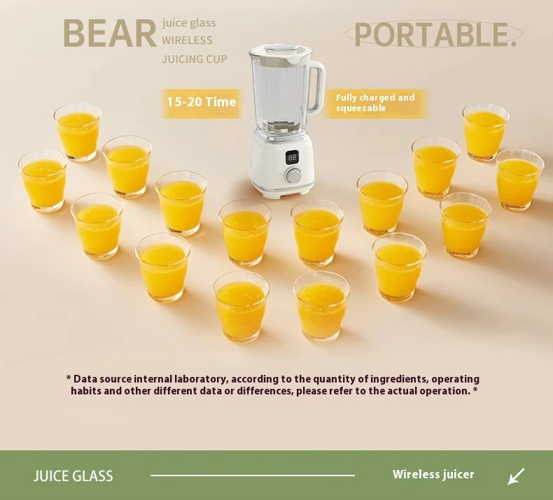 Citrus Portable Juicer Blender | USB Charging, Rechargeable with an LED Display, 600ml Fruit Juicer_img_19