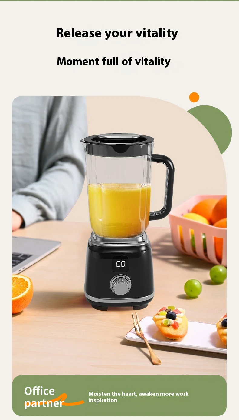 Citrus Portable Juicer Blender | USB Charging, Rechargeable with an LED Display, 600ml Fruit Juicer_img_23