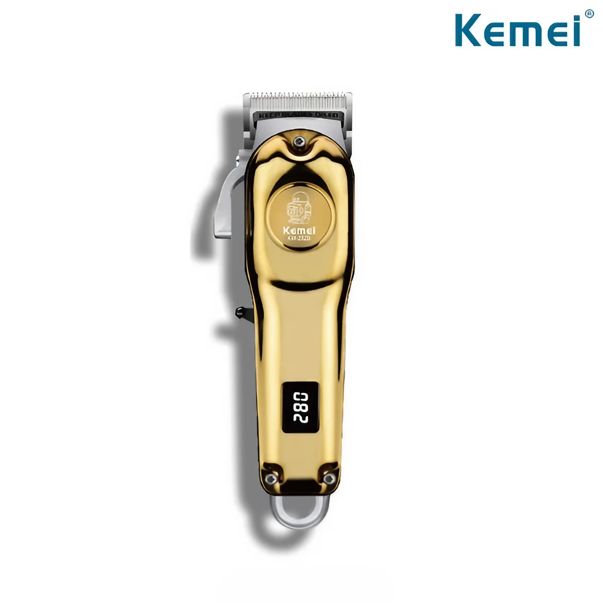 Kemei KM-2628 Professional Hair Clipper and Beard Trimmer for Men | LCD Display, Salon Cordless, Rechargeable_img_2