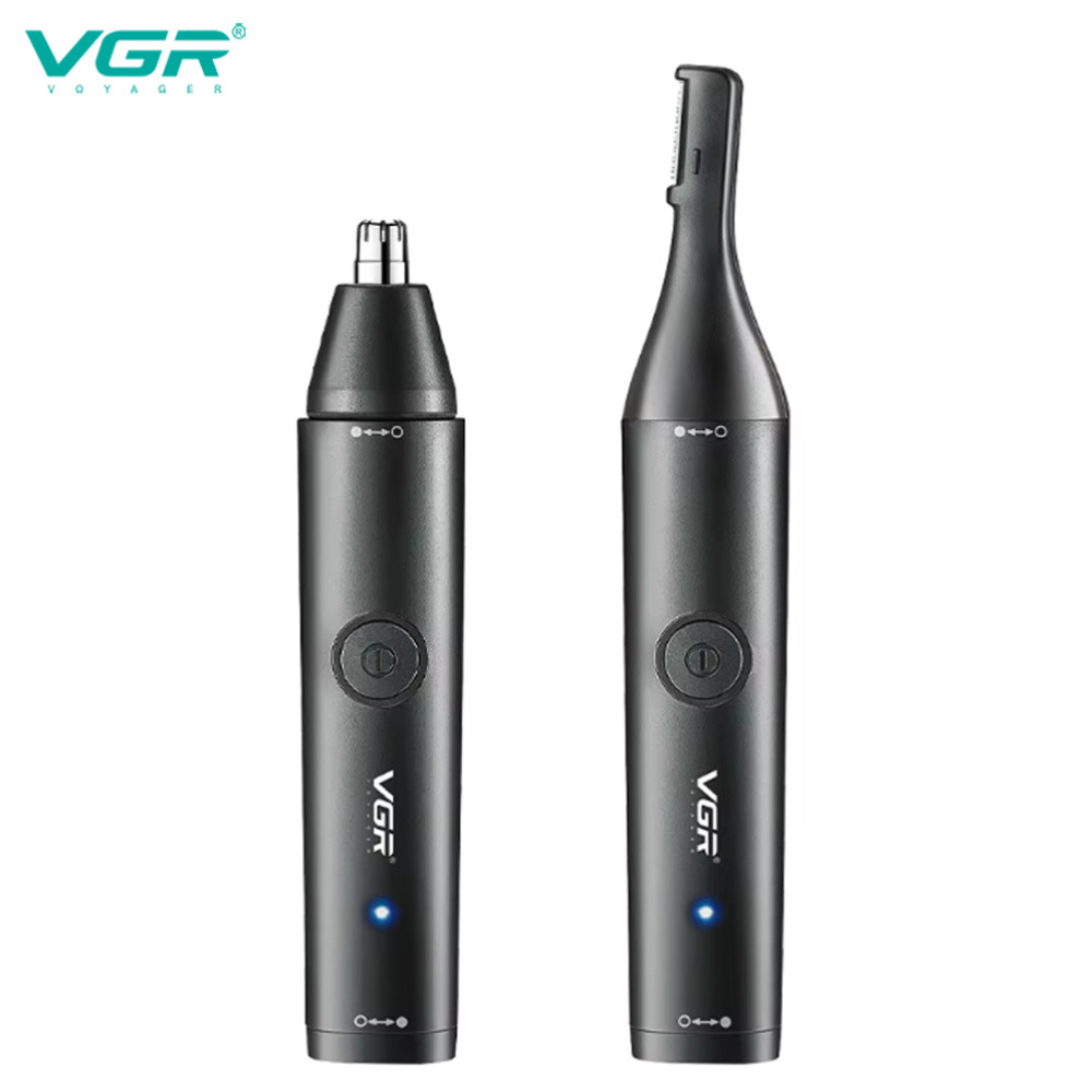 VGR V-613 Professional 2-in-1 Rechargeable Nose and Ear Hair Trimmer for Men_img_1