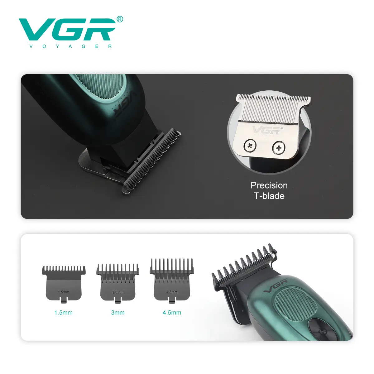VGR V-227 Professional Hair Trimmer for Men_img_11