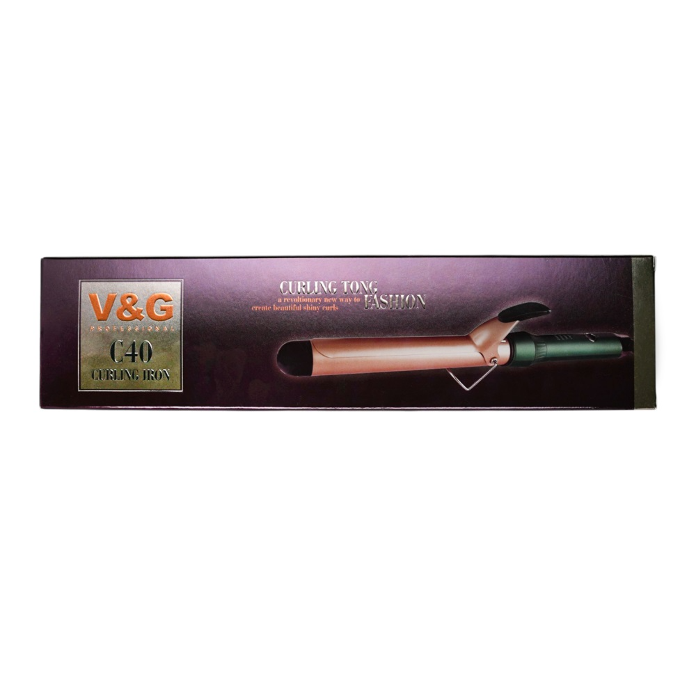 V & G C40 Professional Fast Heat-up 230°C (16mm, 19mm) Hair Curling Iron_img_5