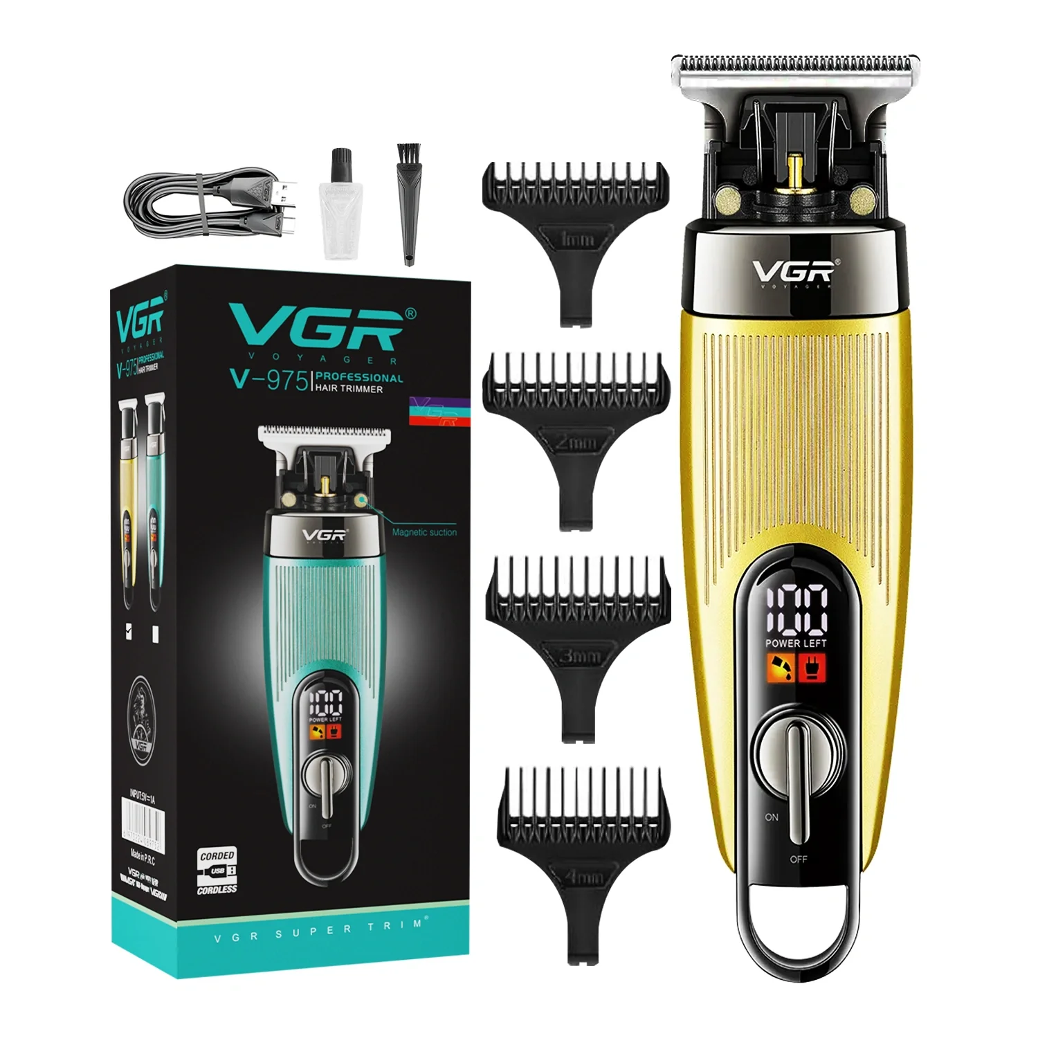 VGR V-975 Professional Hair Trimmer for Men