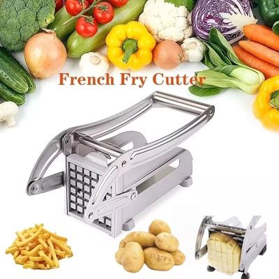 Potato Chipper Machine – Silver | Heavy Duty Stainless Steel French Fry Cutter_img_1