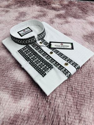 Premium Embroidery Cotton Panjabi_img_0