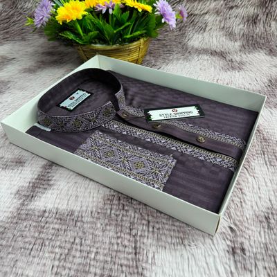 Premium Embroidery Cotton Panjabi