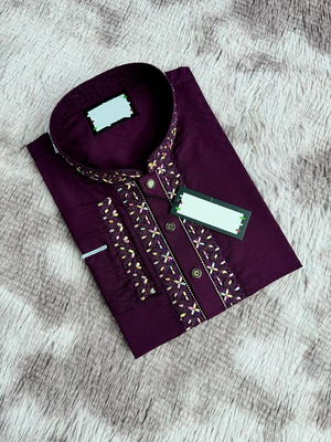 Premium Embroidery Cotton Panjabi_img_0