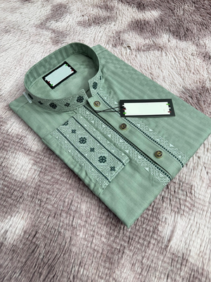 Premium Embroidery Cotton Panjabi_img_0