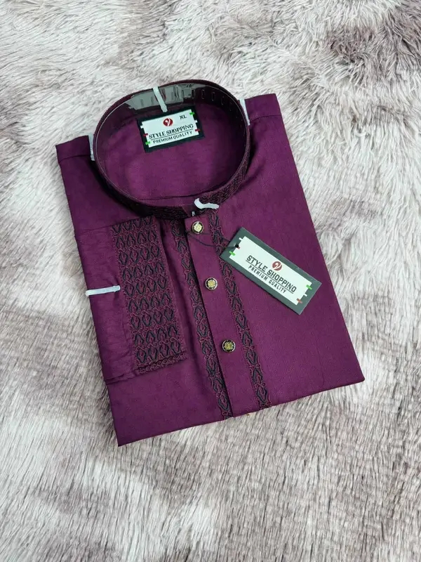 Premium Embroidery Cotton Panjabi