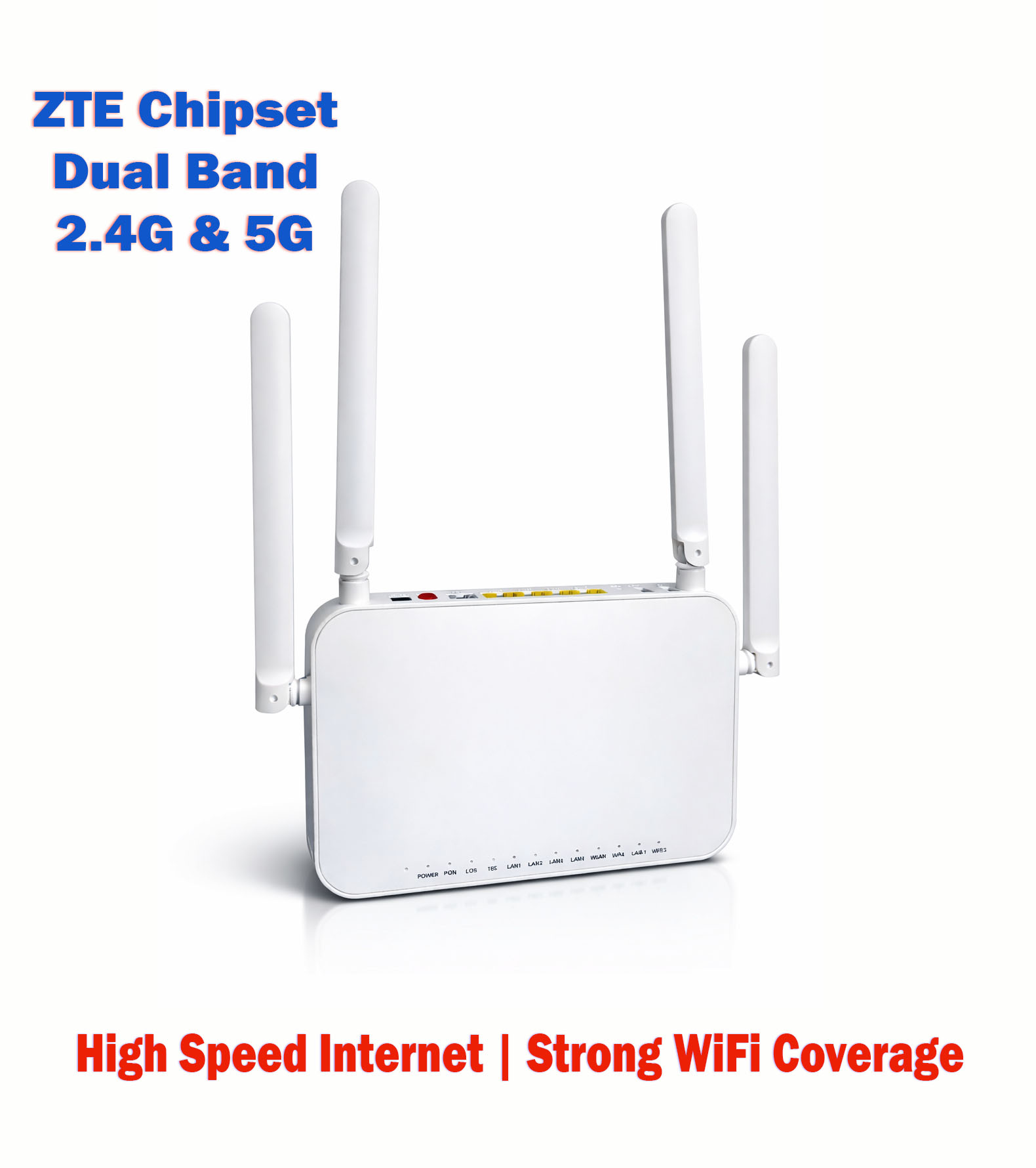 ZTE Chipset Dual Band | XPON ONU Router 5G & 2.4G