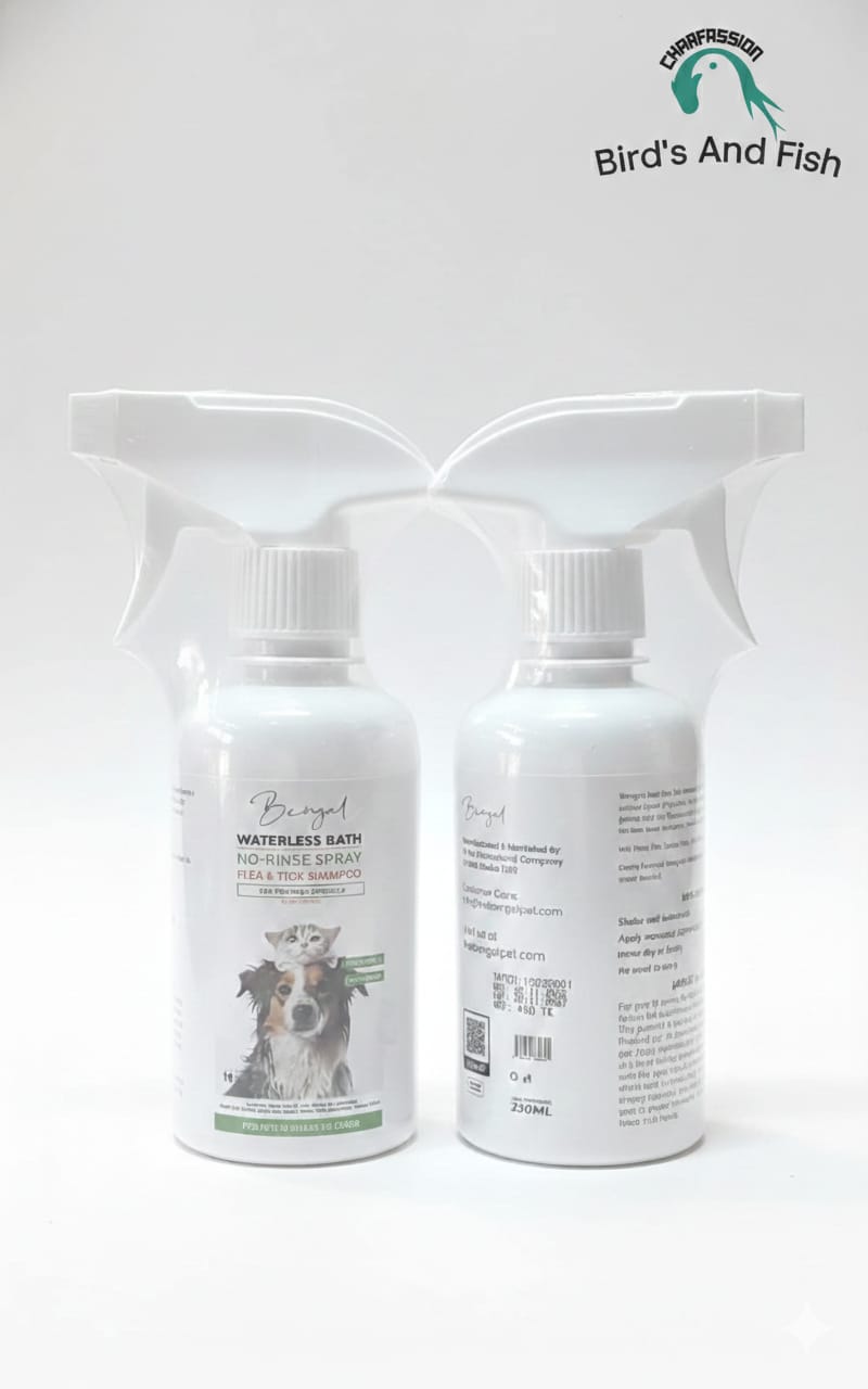 Bengal Waterless Bath No Rinse Spray – Flea & Tick Care for Cat & Dog