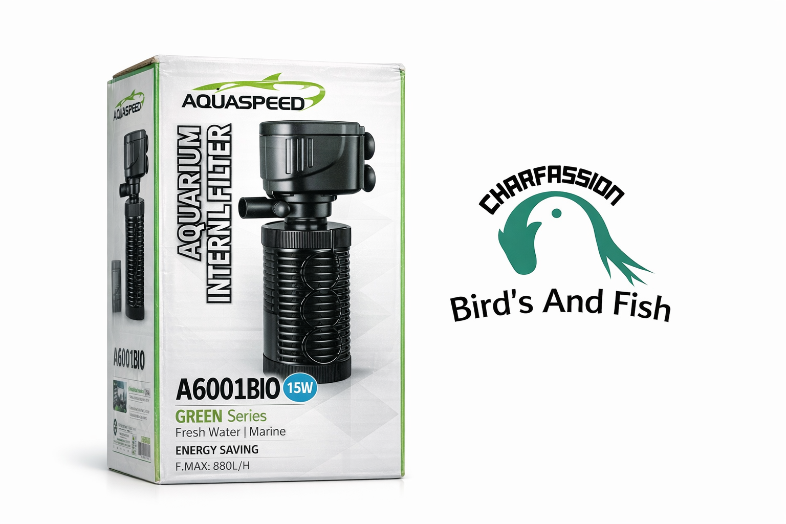 AQUASPEED aquarium internal filter  A6001BIO 15W_img_3