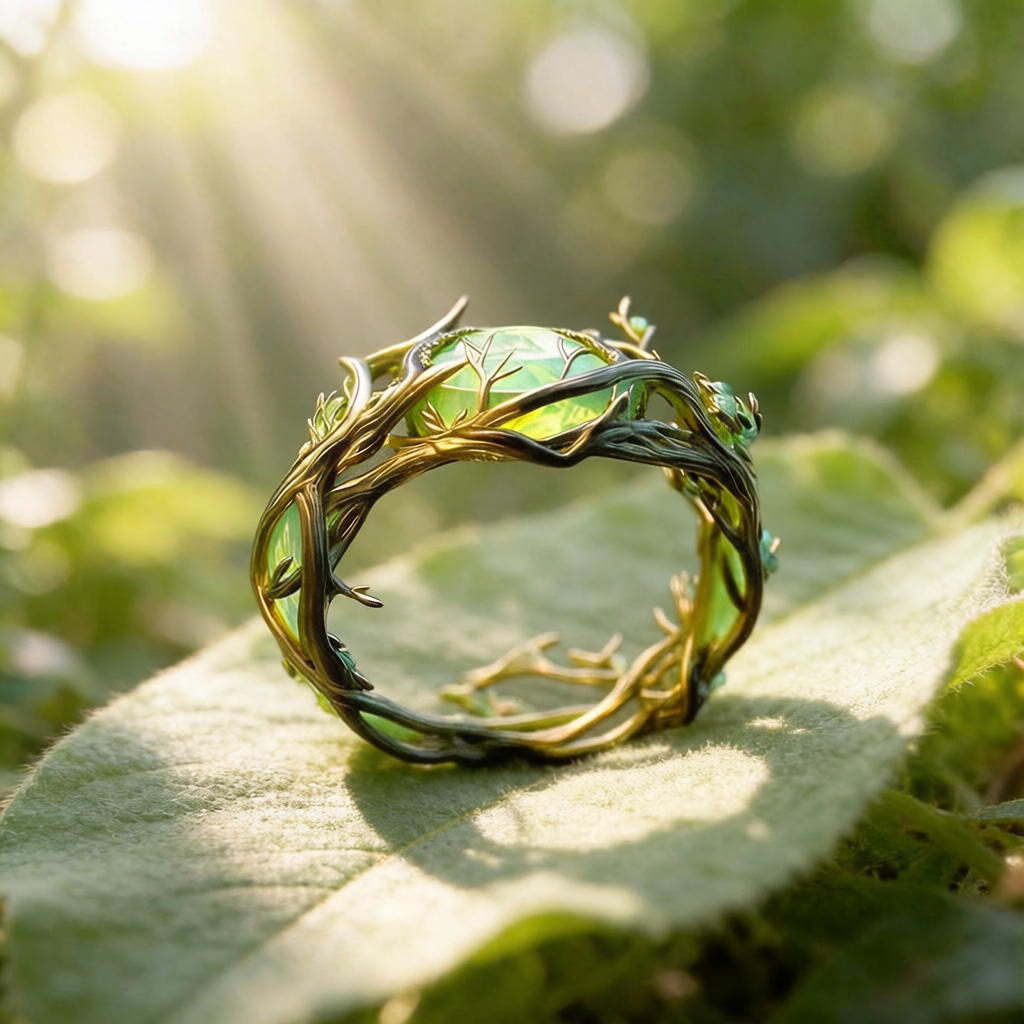 Hongdi Luxury Zircon Ring – Gold Plated Hollow Leaf Vine Design | European Palace Style Adjustable Ring