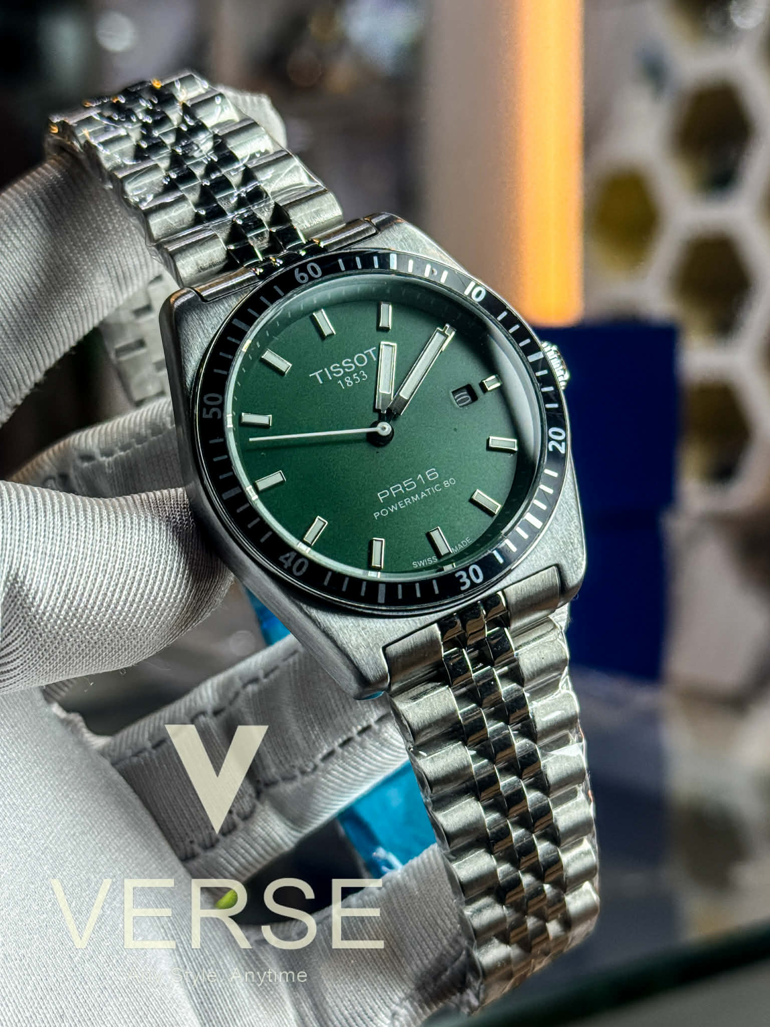 Tissot PR516 Powermatic 80 – Green Dial