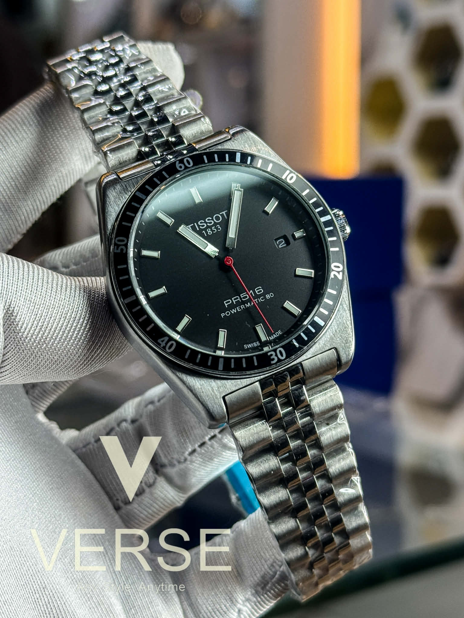 Tissot PR516 Powermatic 80 – Black Dial