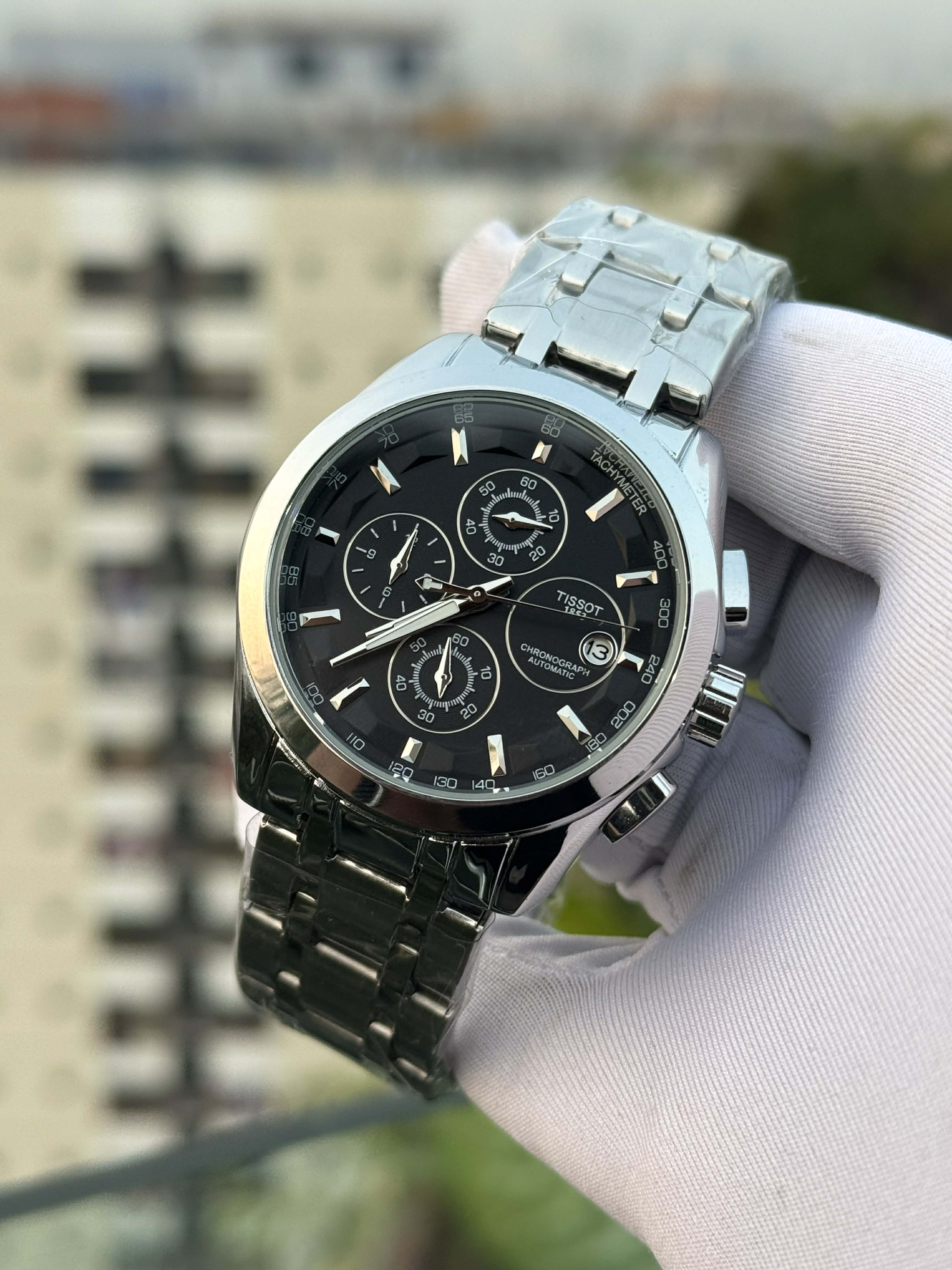 Tissot Courtier Chronograph - Black Dial