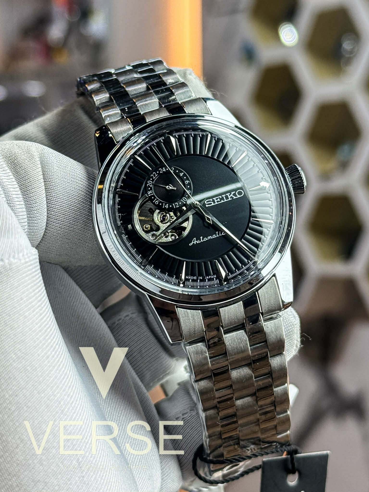 Seiko Presage Open Heart Automatic | Black Dial - Semi AAA