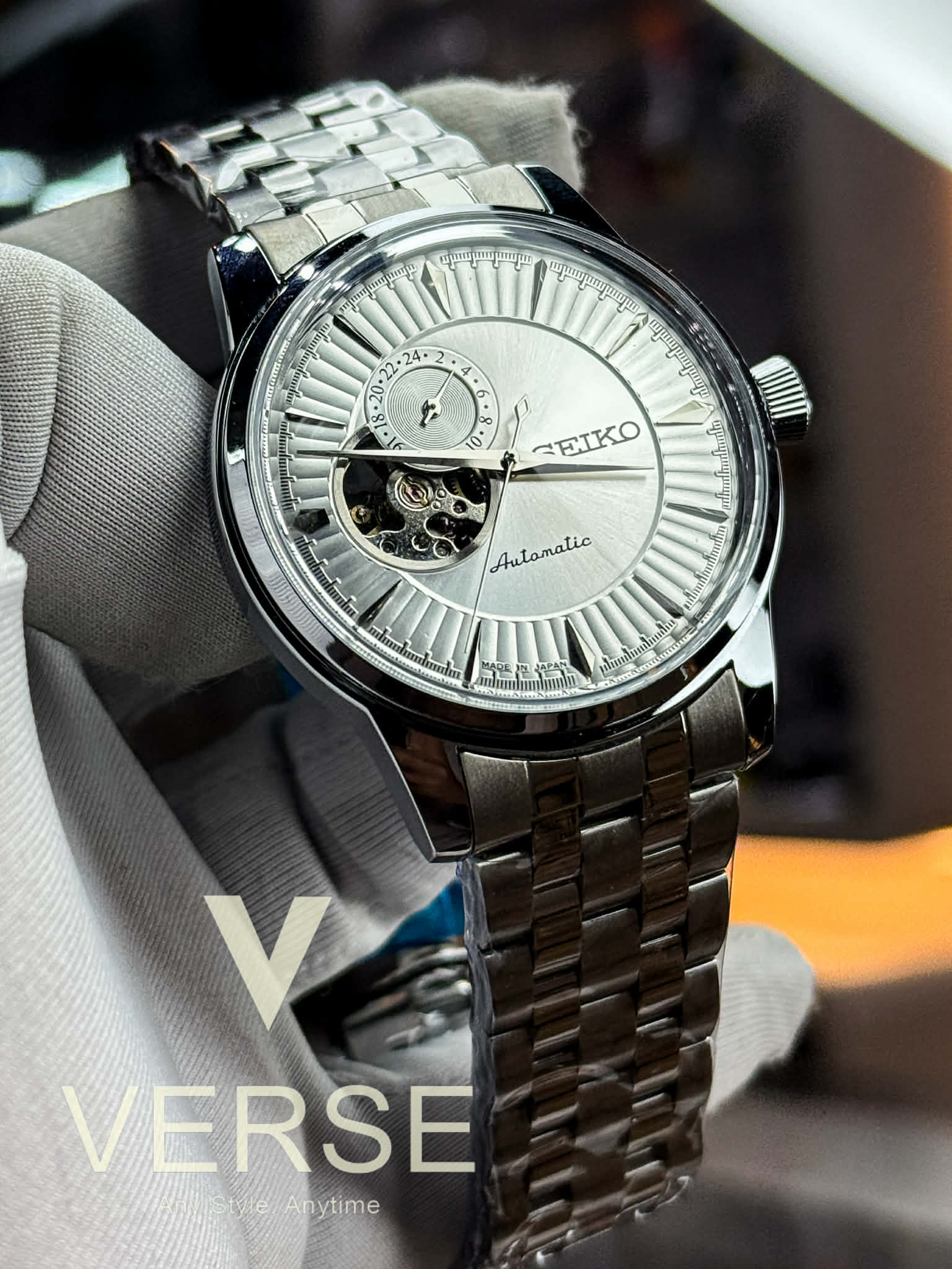 Seiko Presage Open Heart Automatic | White Dial - Semi AAA