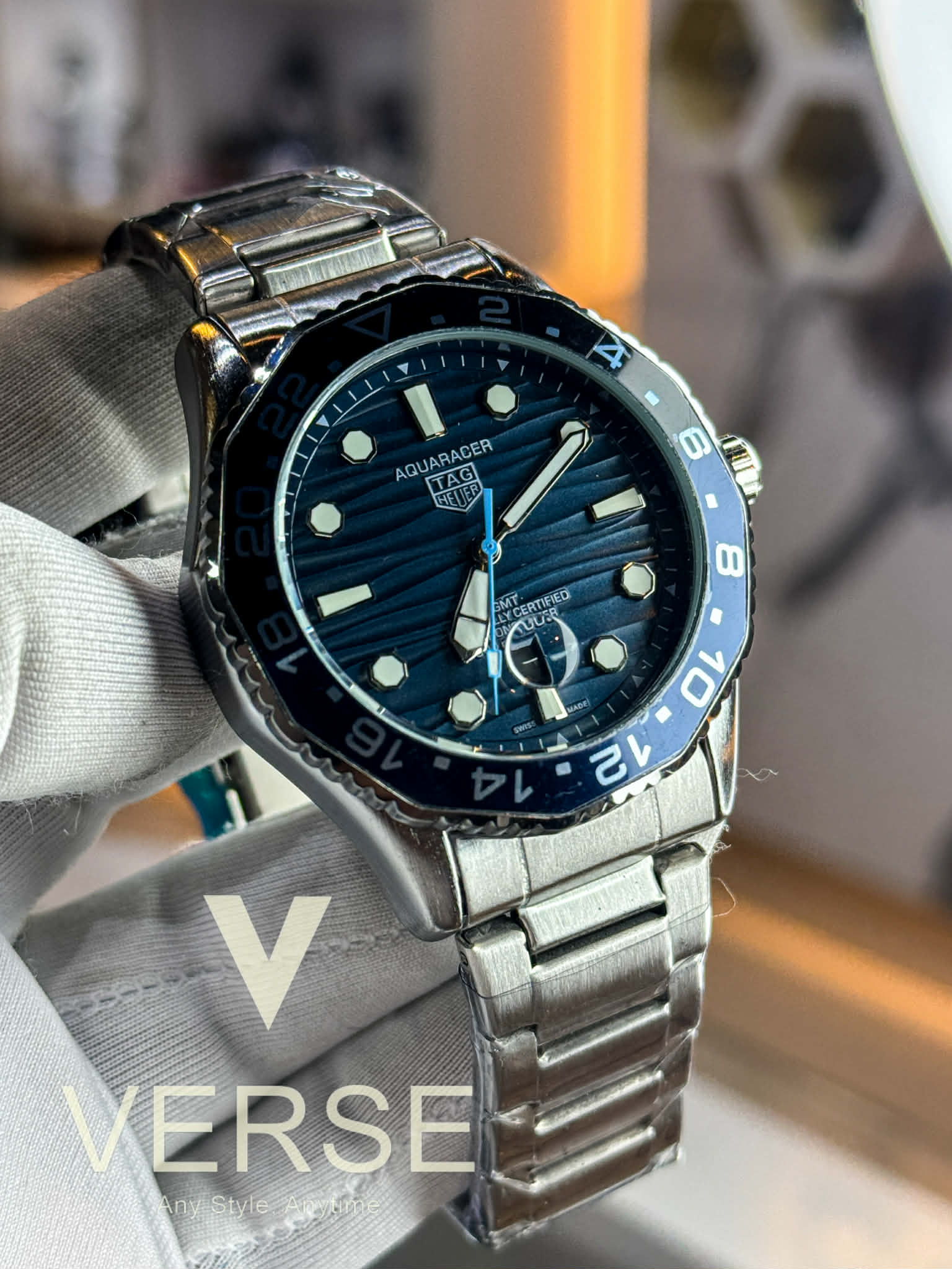 TAG Heuer Aquaracer Professional - Superdiver | Sweep Blue Dial Blue-Black Bezel