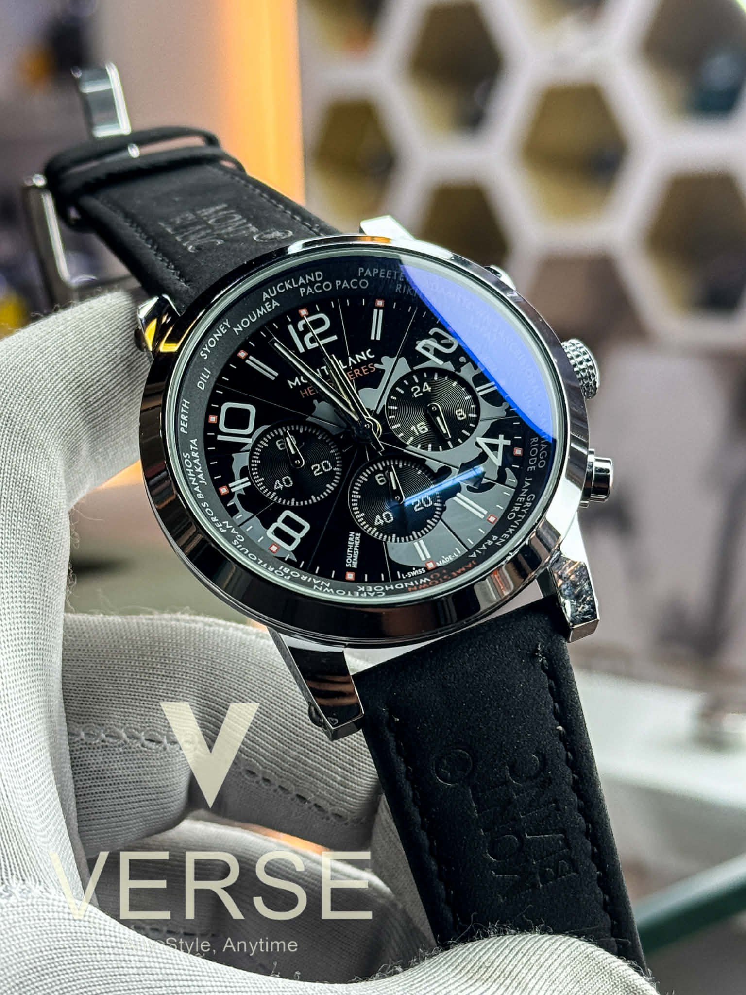 MontBlanc Timewalker Word time Hemisphere