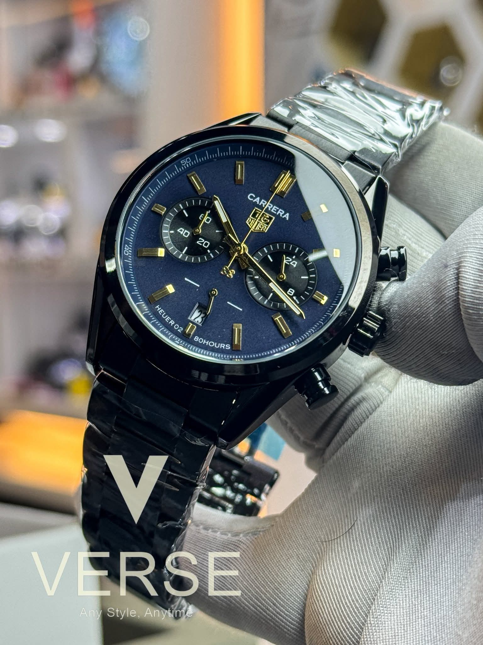 TAG Heuer Carrera 02' | Rose Gold Accents - Chronograph_img_1