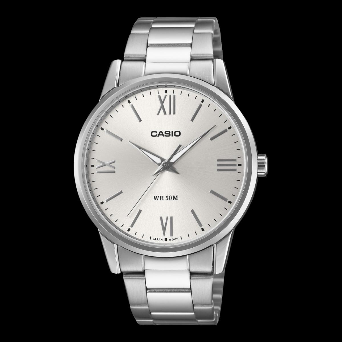 Casio MTP-1303DD-7AVDF Men’s White Dial Stainless Steel Watch | Casio MTP-1303DD-7AVDF