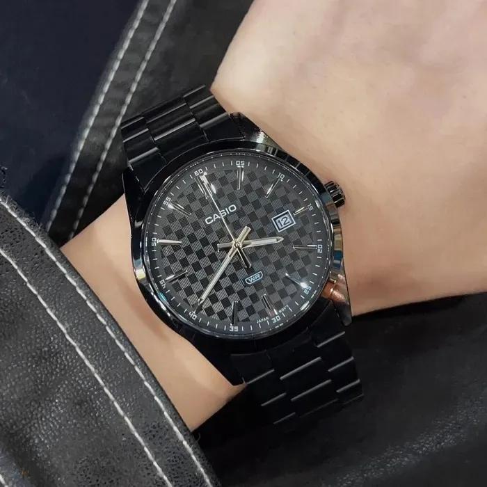 Casio MTP-VD03B-1AUDF Black Dial Men's Watch | Casio MTP-VD03B-1AUDF