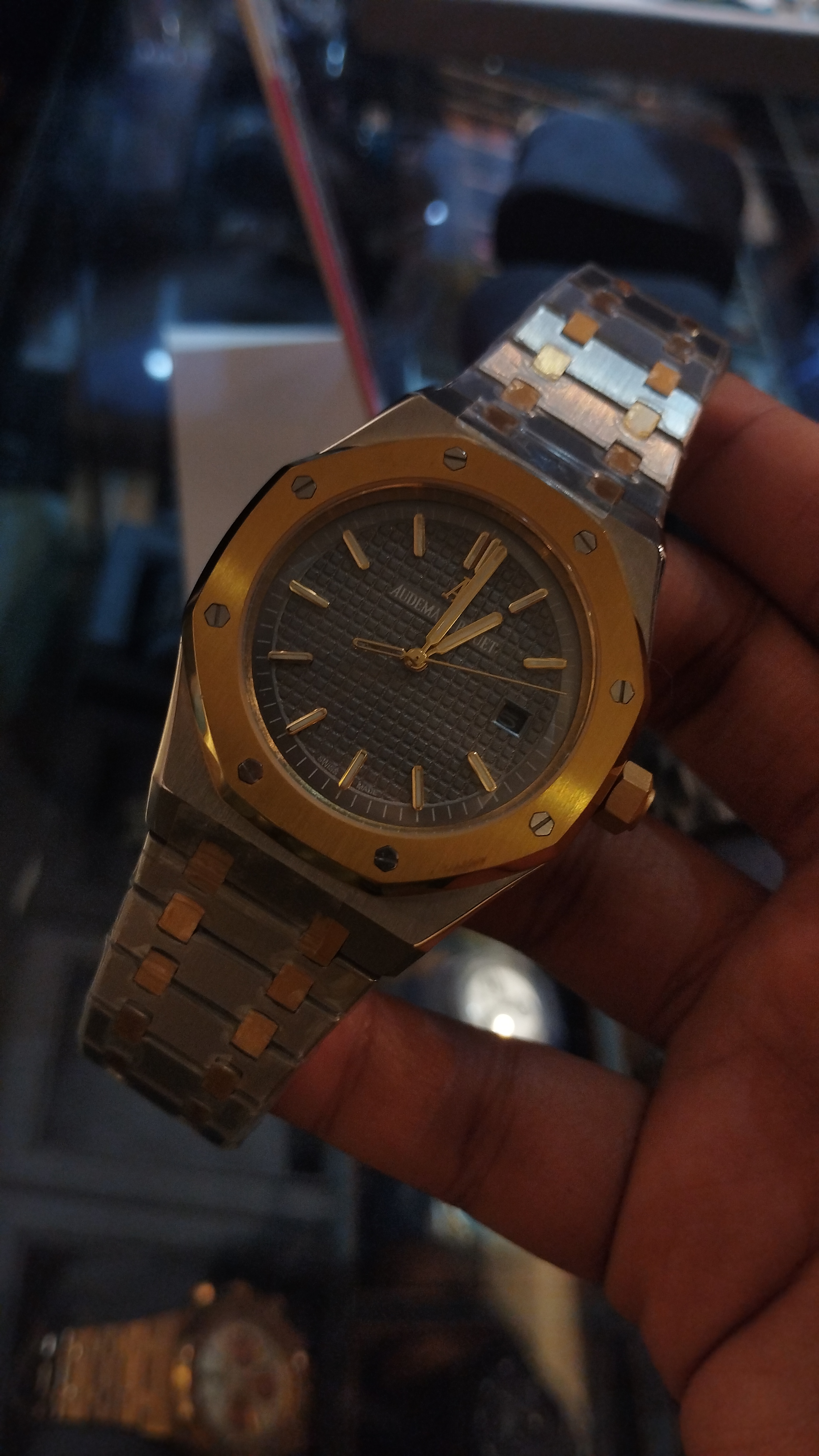 Audemars Piguet Royal Oak Two-Tone Automatic Blue Dial - AAA