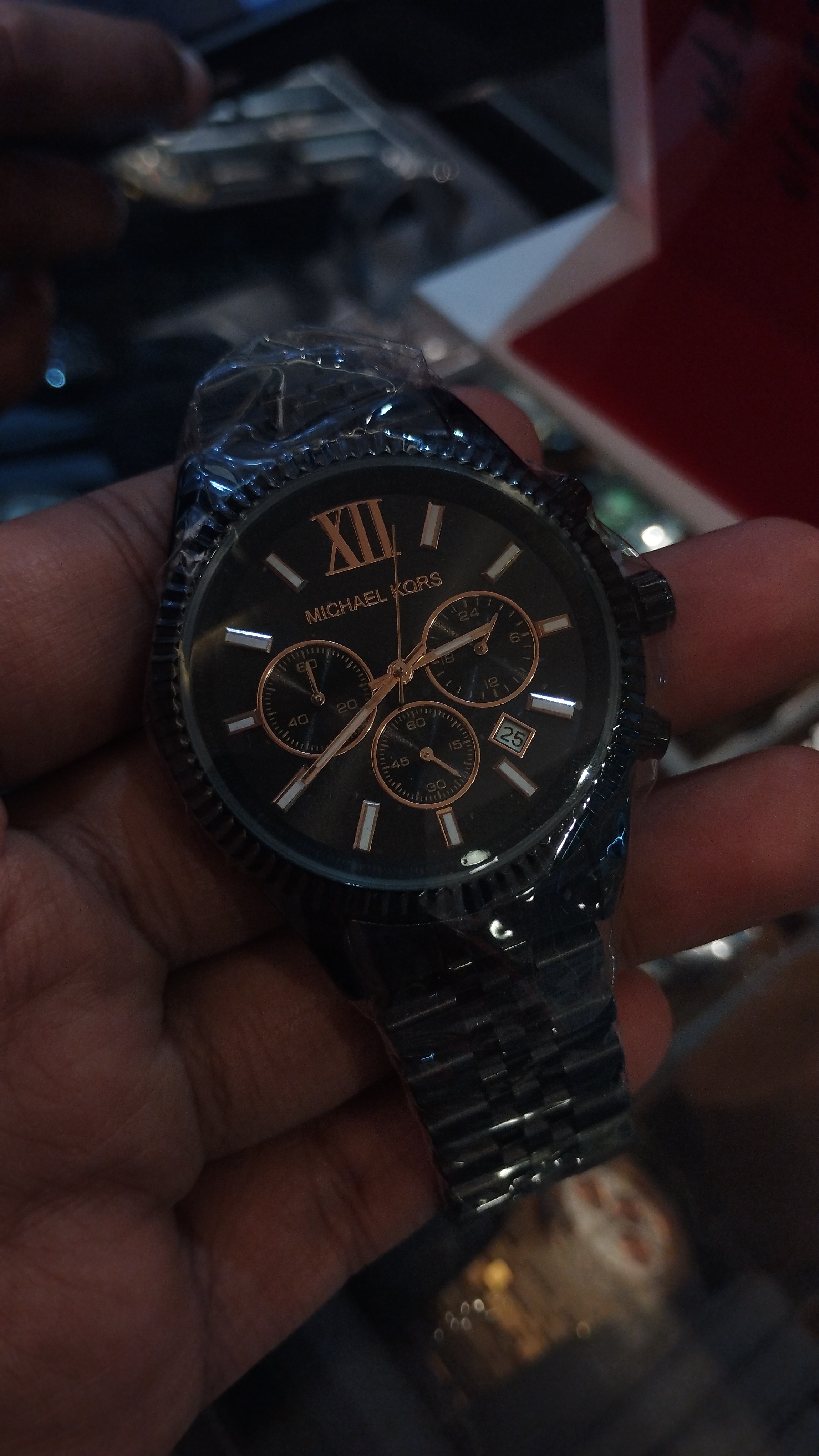 Michael Kors Lexington Triple Black RG