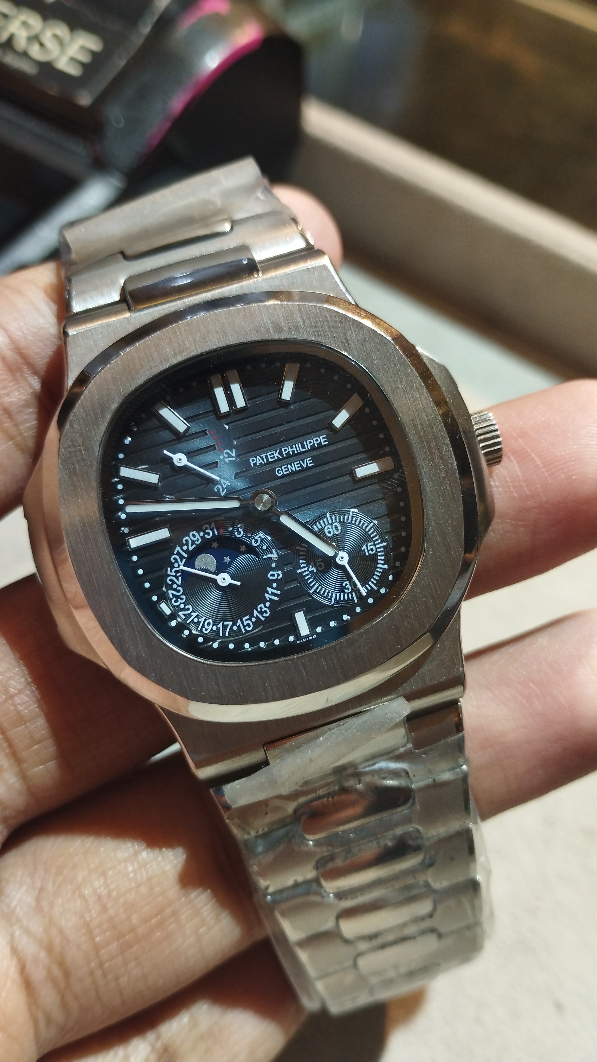 Patek Philippe Perpetual Calendar Anthracite Black Dial