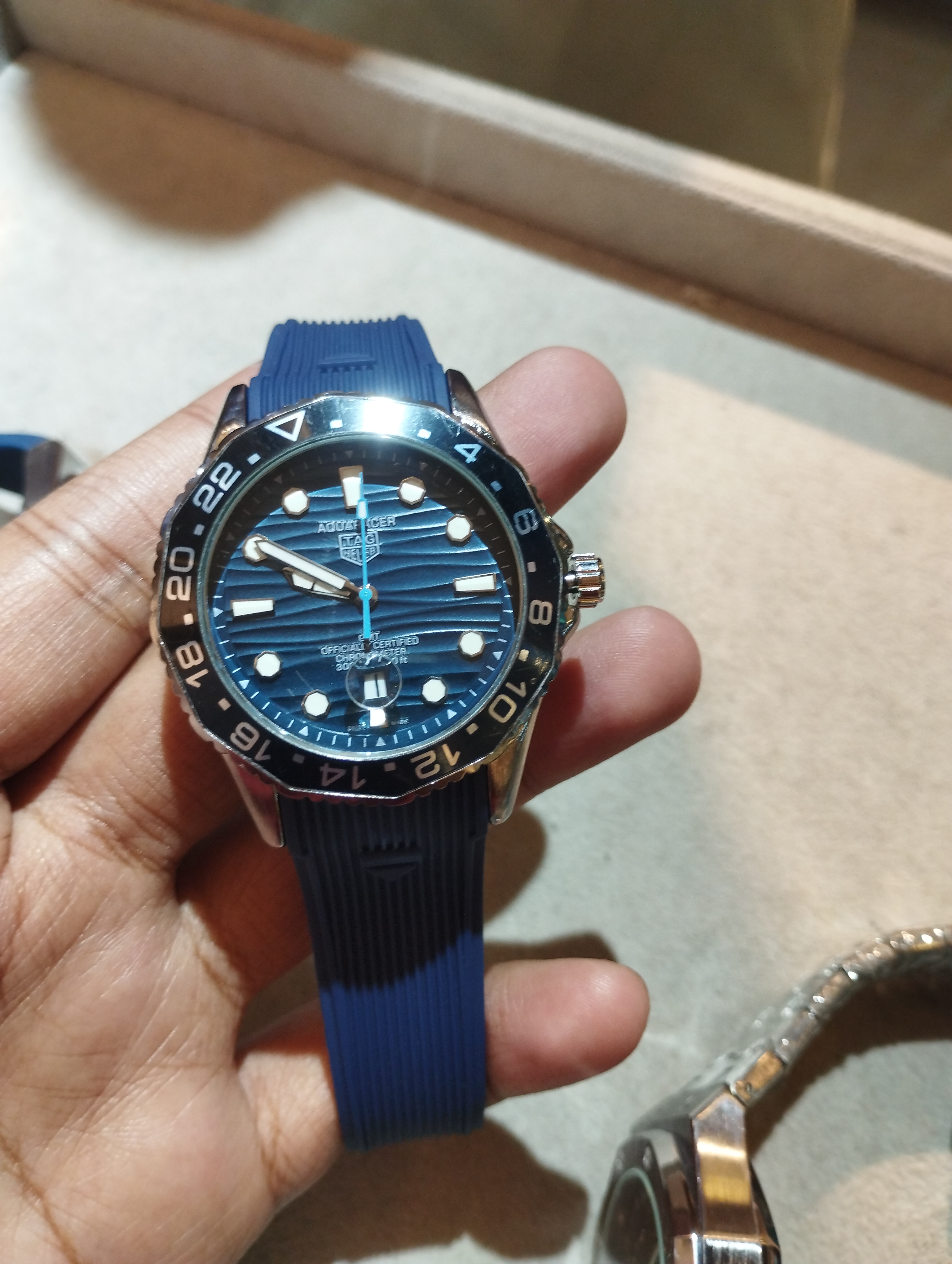 TagHeuer Aquaracer Super diver Blue Belt