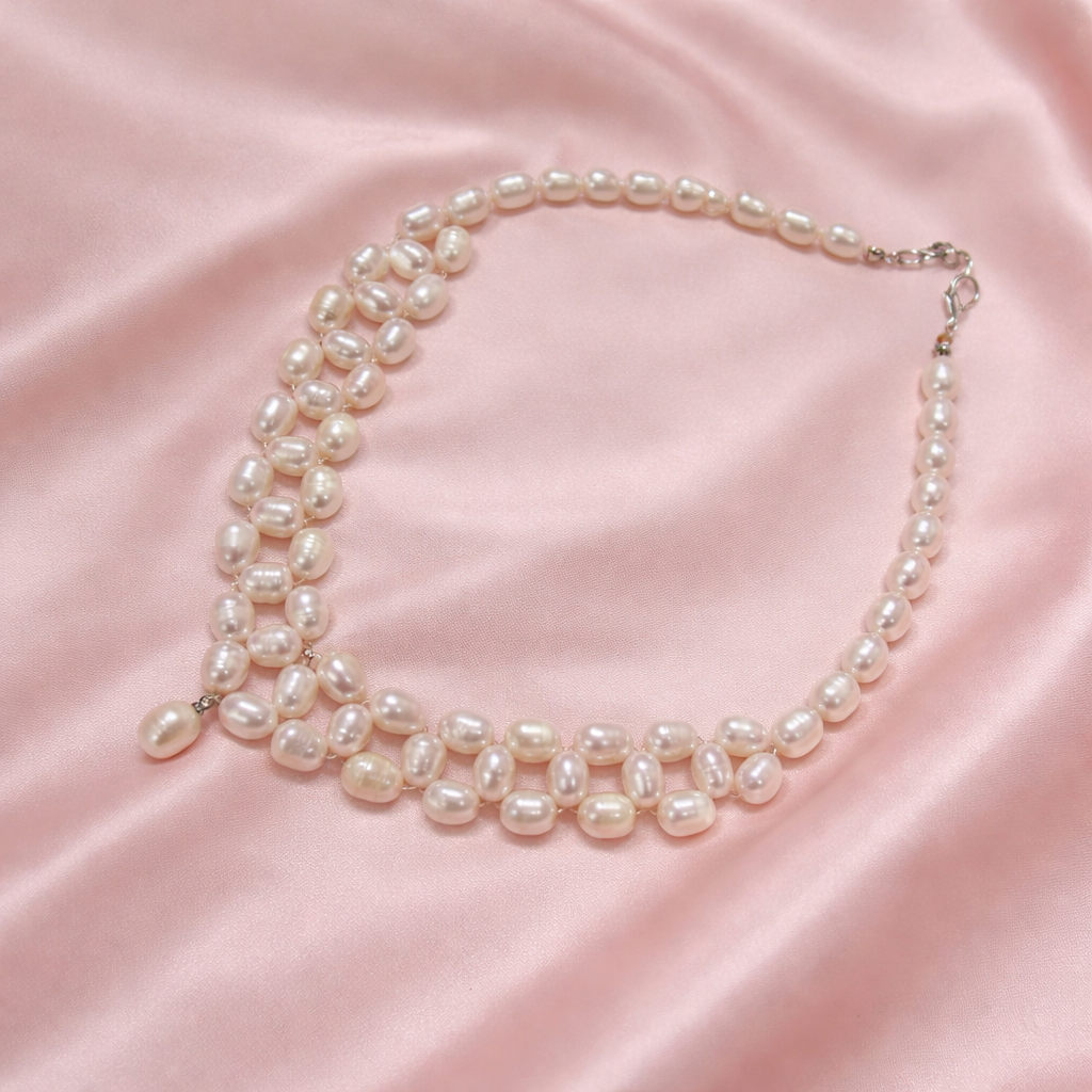 Exclusive and Premium quality pearl necklace, White pearl_img_1