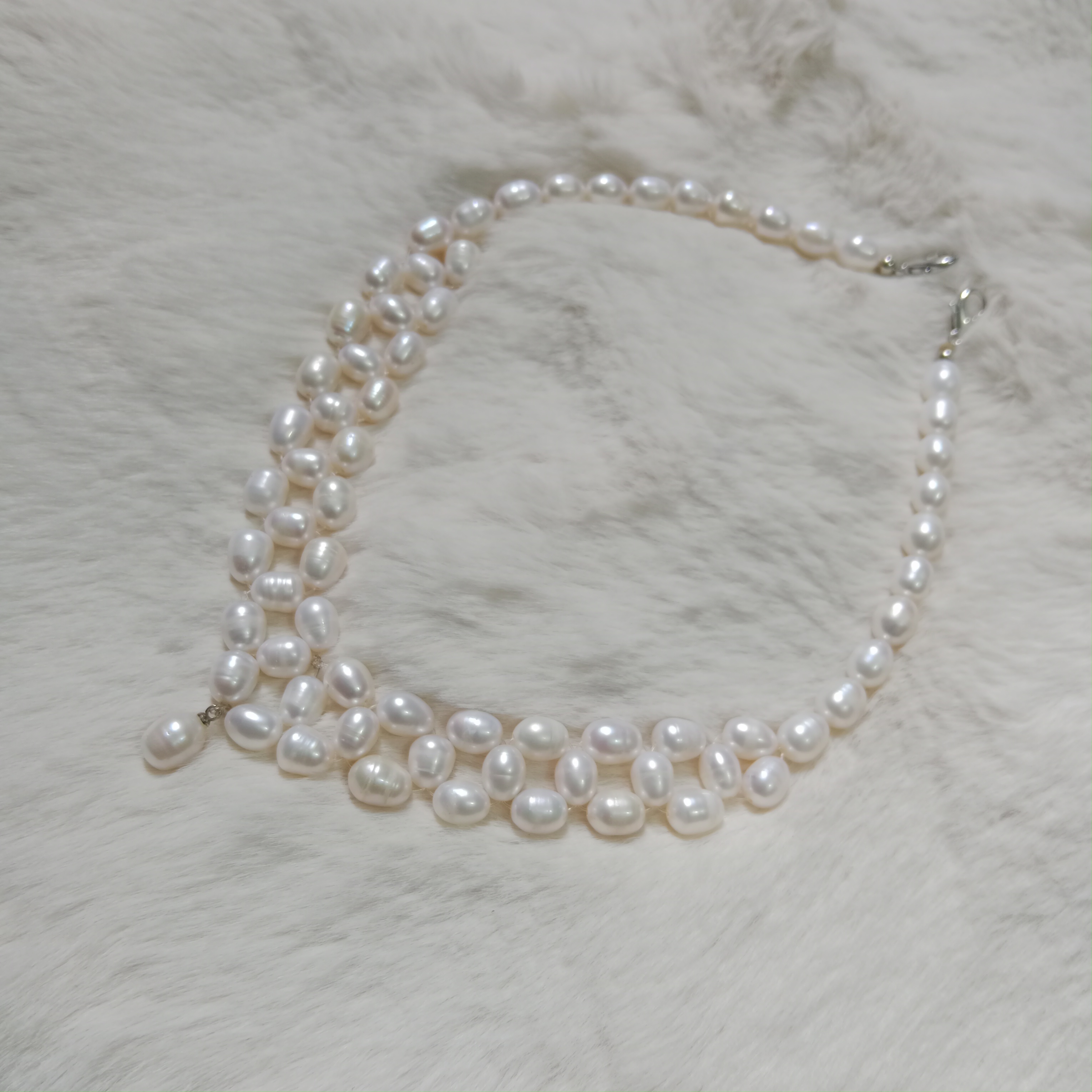 Exclusive and Premium quality pearl necklace, White pearl_img_2