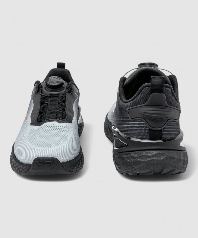 Redtape Dial Lace Athleisure Sport Shoes For Men | Black Hblue Edition_img_1