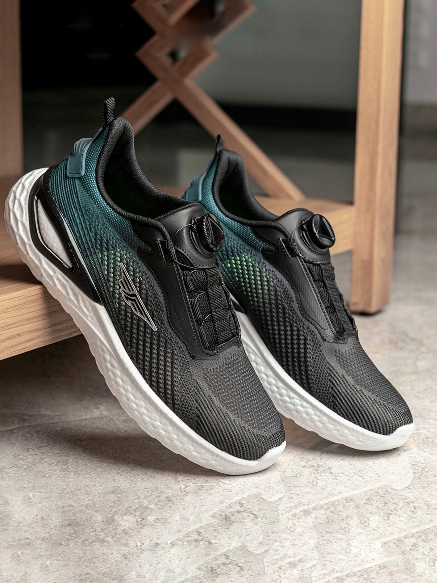 Redtape Dial Lace Athleisure Sport Shoes For Men | Black PEET Edition_img_0