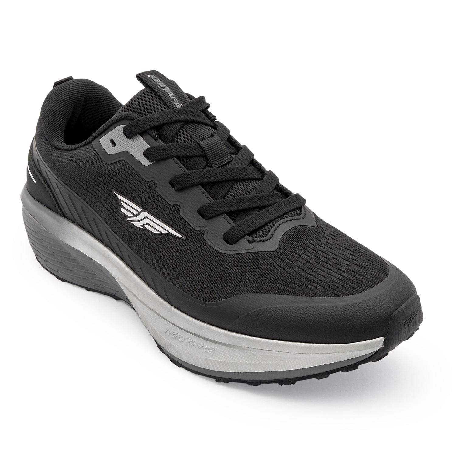 Redtape Running Athleisure Sports Shoes – Black Silver Edition_img_1