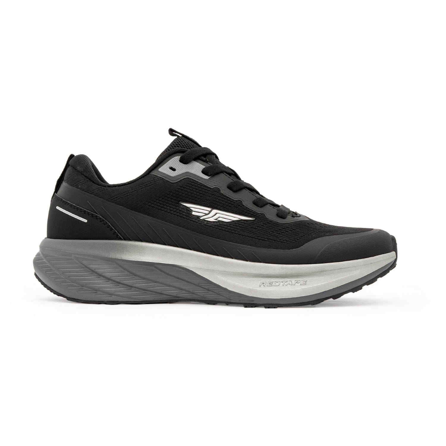 Redtape Running Athleisure Sports Shoes – Black Silver Edition_img_2