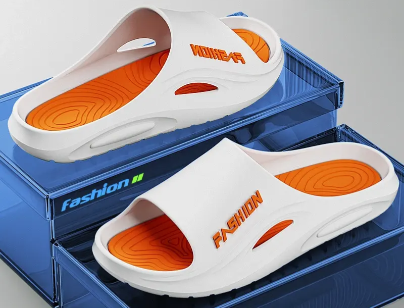 ICE SANDAL IMPORTED CHINA  (R100 WHITE ORANGE)_img_0